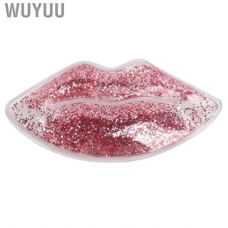 Wuyuu Gel Ice Pack LipShaped Reduce Swelling LeakageProof Hot Cold Compress BT0