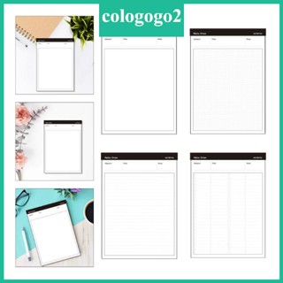 Cologogo2 สมุดโน้ต แพลนเนอร์ บันทึกการตั้งเวลา สไตล์นักธุรกิจ