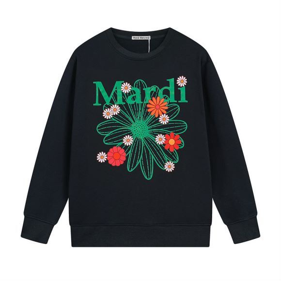 ((พร้อมส่ง) 23 เสื้อกันหนาว คอกลม ทรงหลวม พิมพ์ลายดอกเดซี่ สไตล์สตรีท สําหรับผู้ชาย ผู้หญิง
