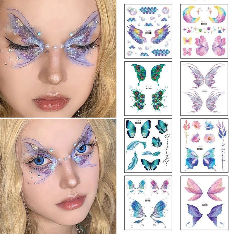 Crystal Festival Face Jewels Crystal Body Sticker Make Up Face