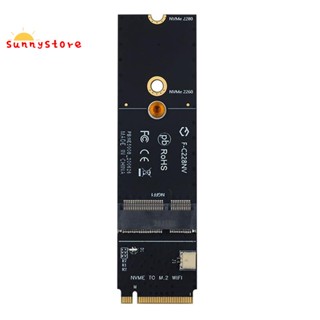 อะแดปเตอร์ไร้สาย M.2 A+E Key Slot เป็น M.2 M Key Wifi บลูทูธ สําหรับ AX200 9260 Bcm94352Z Card NVMe PCI Express SSD Port