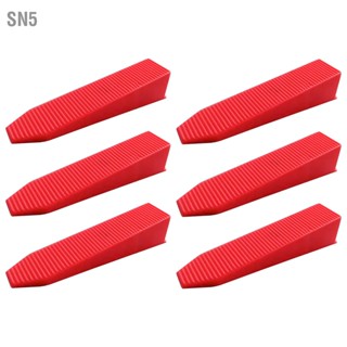 SN5 100PCS Tiles Leveler Spacers พลาสติกสากลนำกลับมาใช้ใหม่ได้สวมลิ่มกระเบื้องทนสำหรับตกแต่ง