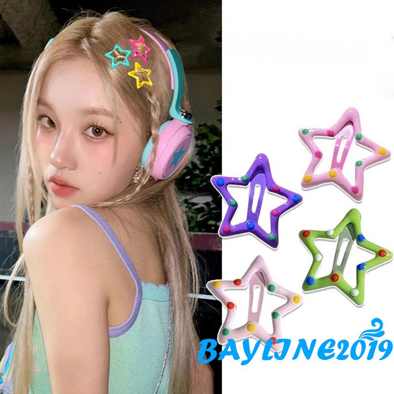 Bay-girls กิ๊บติดผมน่ารัก Sweet Star กิ๊บติดผมเจ้าหญิงเครื่องมือจัดแต่งทรงผมอุปกรณ์เสริมผมของขวัญ Universal สําหรับผู้ใหญ่และเด็ก
