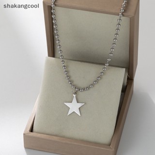 Shakangcool สร้อยคอโชคเกอร์ จี้รูปดาว สไตล์เกาหลี ฮิปฮอป เครื่องประดับแฟชั่น สําหรับผู้ชาย ผู้หญิง