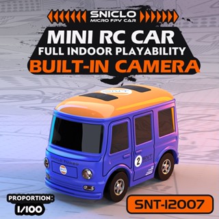 Sniclo Q38-T1 RTR 2.4GHz 1/100 RC MINI โมเดลรถบัสจําลองไฟฟ้า พร้อม FPV ของเล่นสําหรับเด็ก และผู้ใหญ่