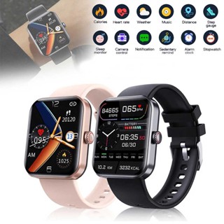 F57L Blood Glucose Sugar Smart Watch Body Temperature ECG HRV Monitor Waterproof