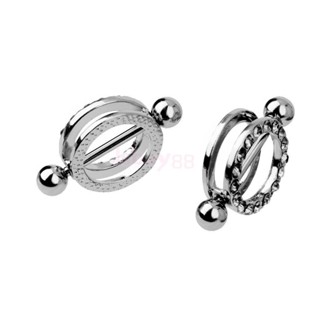 Stainless Steel Sexy Body Piercing Jewelry Nipple Shield Barbell Ring Clearance sale