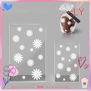 Ly ถุงขนม ลายการ์ตูนดอกเดซี่ สําหรับใส่ขนม ของขวัญ เบเกอรี่ 50 100 ชิ้น