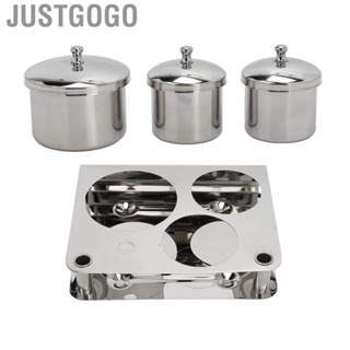 Justgogo Stainless Steel Nail  Holder Thickening Sturdy Dustproof Smooth ZMN