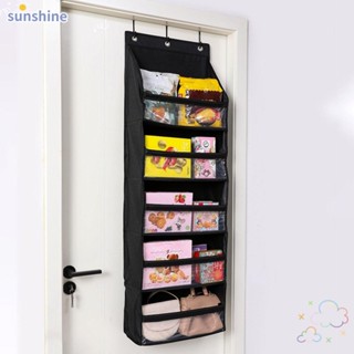 Ssunshine กระเป๋าจัดเก็บชุดชั้นใน รองเท้า แบบแขวนผนัง PVC ใส 5 ช่อง