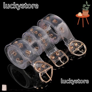 Lucky เข็มขัดคาดเอว กว้าง สไตล์พังก์ สําหรับผู้หญิง