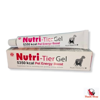 Nutri Tier Gel อาหารเสริมเจลป้อนสุนัขและแมว เสริมไขมัน บำรุงร่างกาย 30 g.