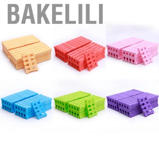 Bakelili 100pcs Sponge Toe Separator Soft Nail Art Finger Divider Spacer Manicure Pedicure Tool