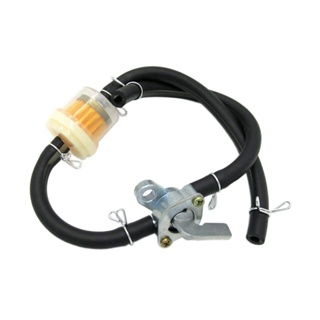 FMD❤ ATV 70cc 90cc 100cc 110cc Gasoline Filter + Fuel Switch + Fuel Pipe With Clamp