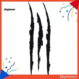 Skym* สติกเกอร์สะท้อนแสง ลายทาง สําหรับติดไฟหน้ารถยนต์