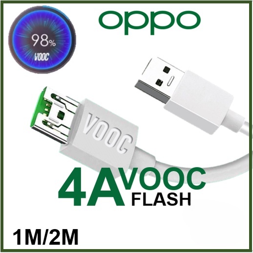 [ของแท้ 100%] แฟลช OPPO VOOC และสายชาร์จ Micro USB ชาร์จเร็ว และสายเคเบิลซิงค์ข้อมูล F9 F11 PRO R15
