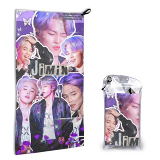 【พร้อมส่ง】ผ้าขนหนูไมโครไฟเบอร์ พิมพ์ลาย BTS แห้งเร็ว ขนาด 16x31.5 นิ้ว สําหรับผู้ใหญ่ ท่องเที่ยว ยิม ตั้งแคมป์ สระว่ายน้ํา โยคะ ปิกนิก กลางแจ้ง