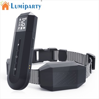 Lumiparty ปลอกคอฝึกสุนัขไฟฟ้า ไร้สาย กันน้ํา ขนาดใหญ่ กลาง ขนาดเล็ก สําหรับฝึกสุนัข