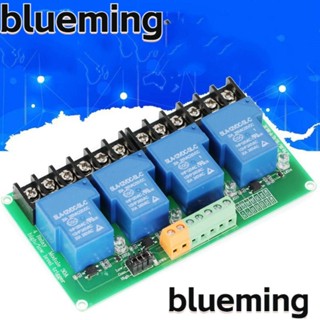 Blueming2 โมดูลรีเลย์ 4 ช่อง DC 12V 4 ช่อง ควบคุมอุปกรณ์ 30A สําหรับบ้าน