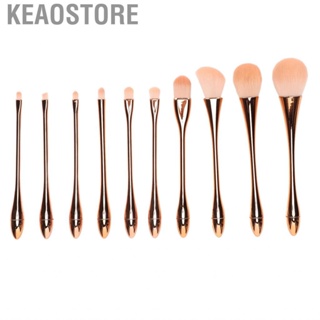 Keaostore 10pcs Make Up Brush Set Rose Gold Makeup With Face