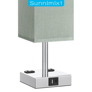 [Sunnimix1] โคมไฟตั้งโต๊ะ หรี่แสงได้ ปลั๊ก Us สไตล์โมเดิร์น สําหรับตกแต่งบ้าน ห้องนอน งานแต่งงาน