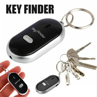 New Whistle Key Locator Keys Finder Ring LED Light Remote Control Sonic Torch