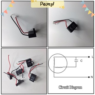 Pdony ตัวเก็บประจุมอเตอร์พัดลมเพดาน AC 450V 1.5 2uF CBB61