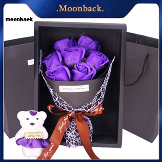 &lt;moonback&gt; ช่อดอกกุหลาบประดิษฐ์ 1 ช่อ สําหรับของขวัญวันเกิด วันแม่