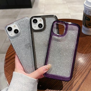 เคสโทรศัพท์มือถือแบบใส แต่งกลิตเตอร์ ลายอวกาศ สําหรับ Iphone 11promax 12 13pro 8plus xsmax xs xr 13 14ProMax 11 12 XSM