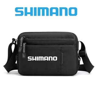 Shimano ใหม่ กระเป๋าสะพายไหล่ลําลอง หลายชั้น กันน้ํา เหมาะกับการตกปลากลางแจ้ง สําหรับผู้ชาย