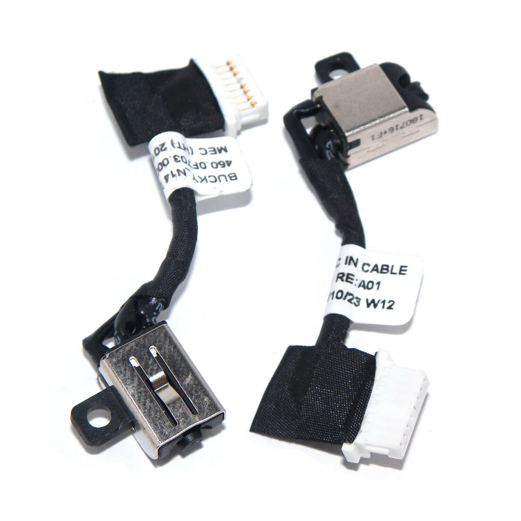 DC Power Jack พร้อมสายสําหรับ Dell Inspiron 5590 5598 5588 5585 แล็ปท็อป DC-IN ชาร์จ Flex Cable
