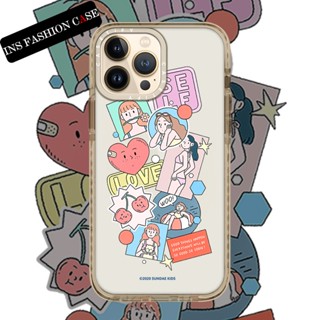 Casetify X SUNDAE KIDS WOW Beige เคสโทรศัพท์มือถือใส กันกระแทก แบบนิ่ม สีเบจ สําหรับ iPhone 14 13 12 11 Pro MAX IX XS MAX XR 6 6s 7 8 Plus