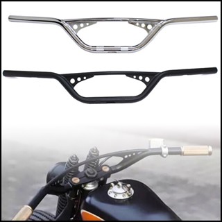 Suitable for Harley XL883 1200 X48 BREAKOUT DYNA Fat bob motorcycle modified handlebar chrome-plated steering handle