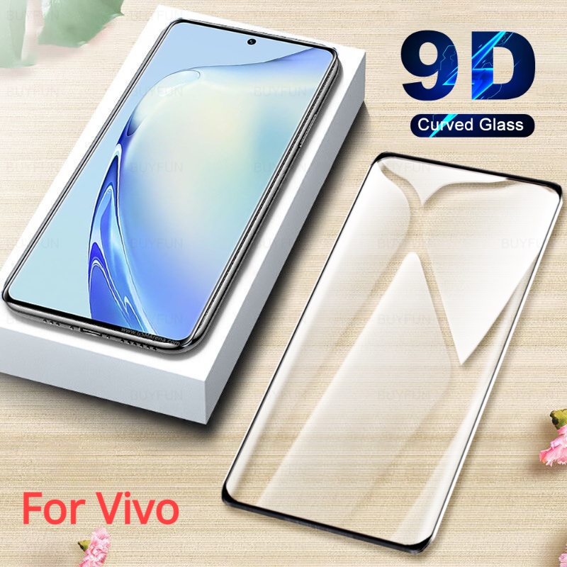 ฟิล์มกระจกนิรภัยกันรอยหน้าจอ 9D ทรงโค้ง สําหรับ Vivo Y56 Y02 Y02A Y02T Y77 5G Y73 Y51 Y31 Y51A Y53S 