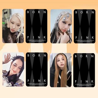 โปสการ์ด อัลบั้มรูปภาพ BlackPink New Album Personal Single Cover with the Card Pinkvenom JISOO Jennie ROSE Lisa