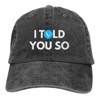 E1sw 【พร้อมส่ง】I Told You So หมวกเบสบอล กันแดด สําหรับผู้ชาย