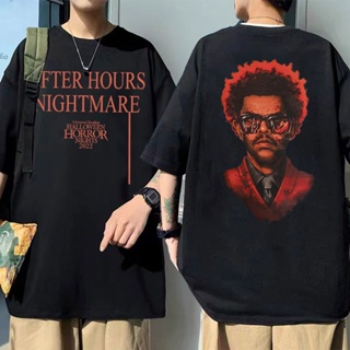 เสื้อยืดแขนสั้น พิมพ์ลาย The Weeknd After Hours Nightmare 90s สไตล์ฮิปฮอป สําหรับผู้ชาย และผู้หญิง 2022