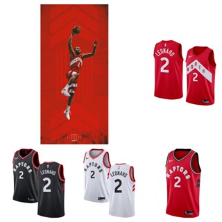 Toronto Raptors #2 Kawhi Leonard เสื้อบาสเก็ตบอลชายสั้น -เสื้อยืดกีฬา