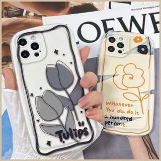 FOR IPHONE 6 6S 7 8 14 PLUS X XS XR 11 12 13 MINI MAX PRO tulip cartoon case