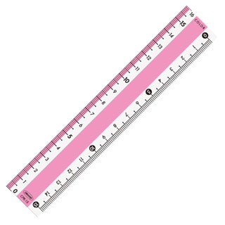 Color Ruler 18cm ไม้บรรทัด ไฮไลท์ เน้นตัวหนังสือ นำเข้าจากญี่ปุ่น