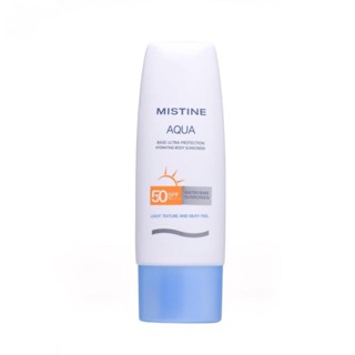 Mistine มิสทิน อะควา เบส อัลตร้า โพรเทคชั่น ไฮเดรทติ้ง บอดี้ ซันสกรีน SPF50 PA++++ 70 มล.