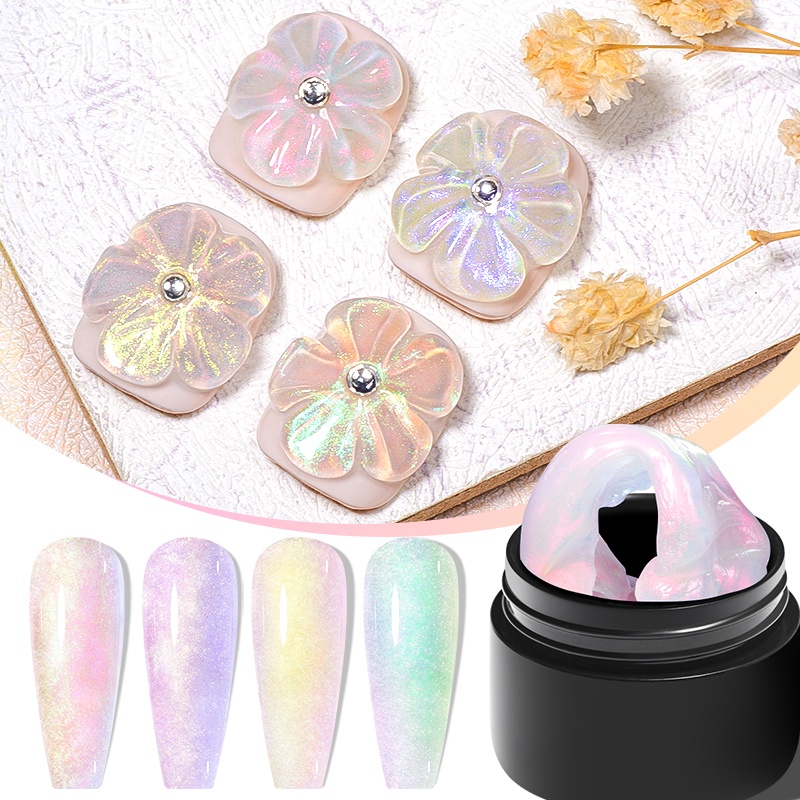 Meet ACROSS Aurora Non Stick Hand Poly เจลต่อเล็บ Polish Soak Off UV/LED เล็บเจล Solid เล็บเจล
