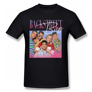 Backstreet เสื้อยืดลําลองสําหรับผู้ชาย Unisex 90s แขนสั้นวินเทจ Throwback