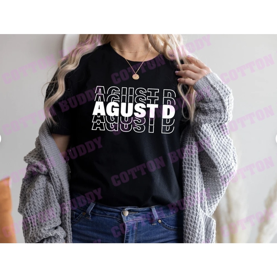 KPOP TSHIRT AGUST D SUGA D-DAY SUGA | AGUST D TOUR AGUST D 5 ROWS