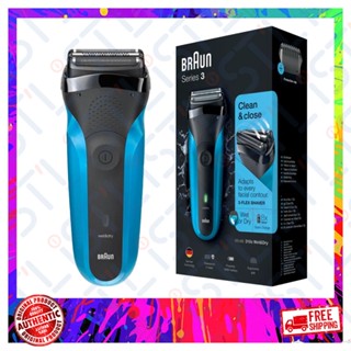 Braun Series 3 310s Wet &amp; Dry Electric Razor for Men Blue