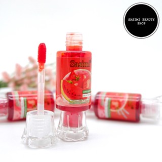 SASIMI Watermelon&amp;Tomato Lip Tint ลิปทินต์ สีสวย ติดทน ขนาดกะทัดรัด (4ชิ้น)