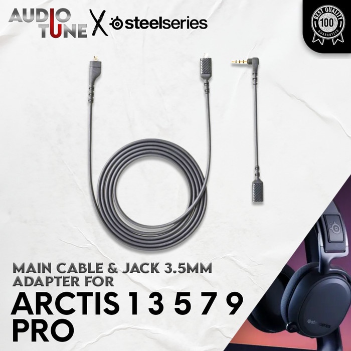 สาย Steelseries Arctis Micro USB 8-pin to Jack 3.5 มม. สายหลัก Aux