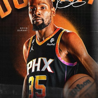 เสื้อกีฬาบาสเก็ตบอล แขนกุด ลายทีม NBA Kevin Durant Jersey 2022-23 Season Jersey Phoenix SUNS No.35 สําหรับผู้ชาย