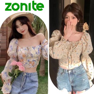 เสื้อยืดชีฟองปาดไหล่ เสื้อชีฟองปาดไหล่ เสื้อครอปสไตล์เกาหลี เสื้อปาดไหล่แขนกว้าง