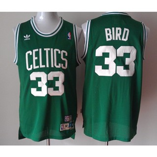 ขายดี เสื้อกีฬาแขนสั้น ลายทีม Boston Celtics No. 2022NBA สําหรับผู้ชาย เสื้อกีฬาบาสเก็ตบอล ปักลายนก สีเขียว สไตล์เรโทร 33 828353